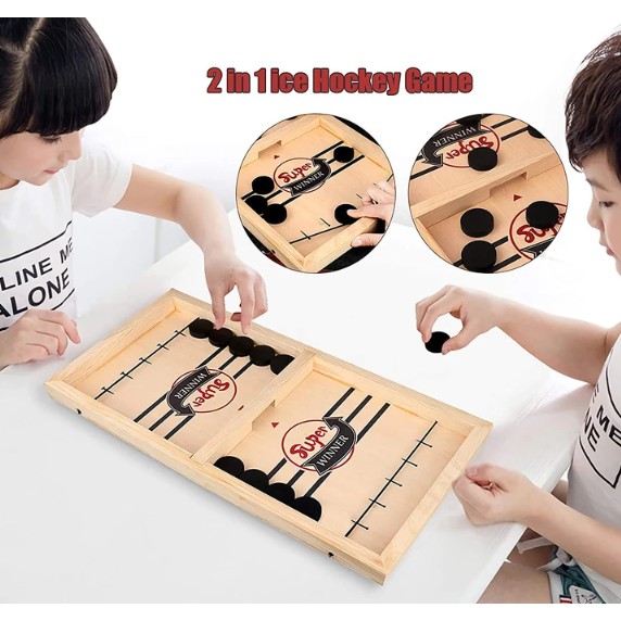 ✔️✔️ Trò chơi  cờ bún bàn lớn- Bàn đấu Ice Hockey Gỗ Foosball Winner  Loại lớn- TẶNG Vòng may  mắn