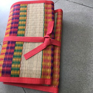 Chiếu cói xếp gấp gọn nhẹ du lịch ngủ trưa văn phòng 1,2m x 1,9m