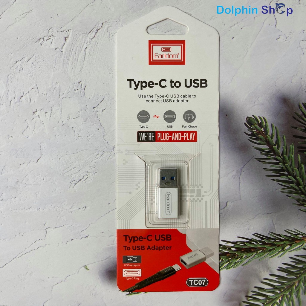 Đầu Chuyển USB Type C to USB 3.0 Earldom TC07