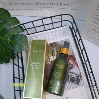 Tinh dầu dưỡng tóc phục hồi tóc Sophia Platinum Collagen Hair Repair Serum 100ml