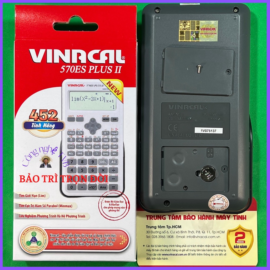 Máy tính Vinacal 570ES Plus II chính hãng