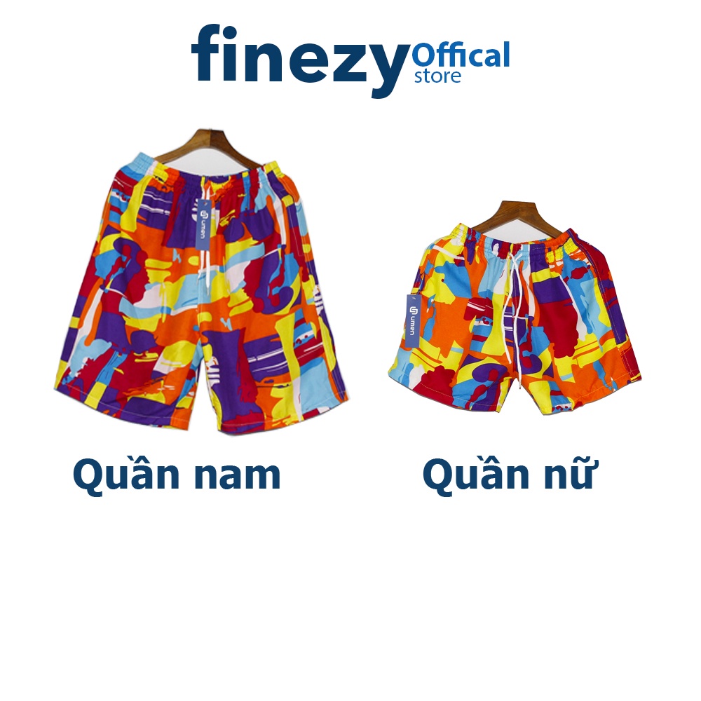 Quần hoa đi biển, chụp kỉ yếu nam nữ FREE SIZE Finezy