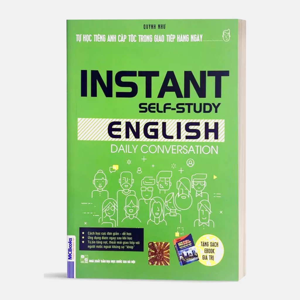 Sách - Tự Học Tiếng Anh Cấp Tốc Trong Giao Tiếp Hàng Ngày - Instant Self-Study English Daily Conversation