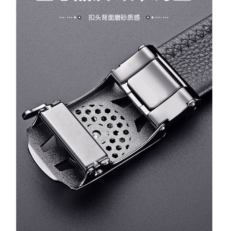 Thắt Lưng Da Nam Khóa Tự Động Cao Cấp Dây Nịt Nam Mặt Xoay Chính Hãng