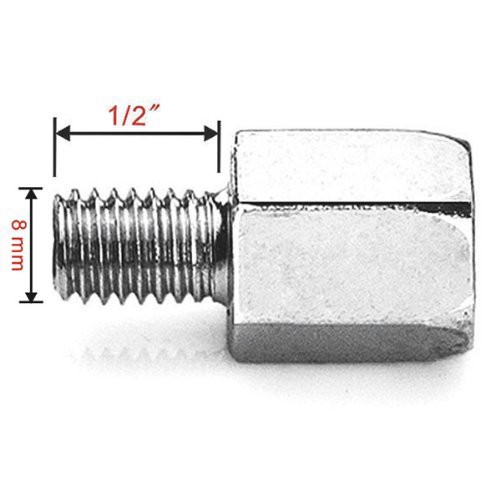 Gương Chiếu Hậu Xe Máy Hình Bàn Tay Xương 2 * 8Mm