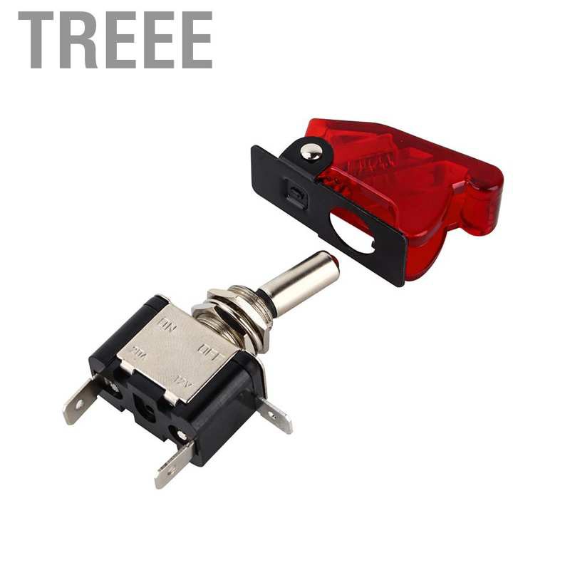 ☆Ready Stock☆Công Tắc Đòn Bẩy An Toàn Treee 12v 20a Cho Xe Hơi