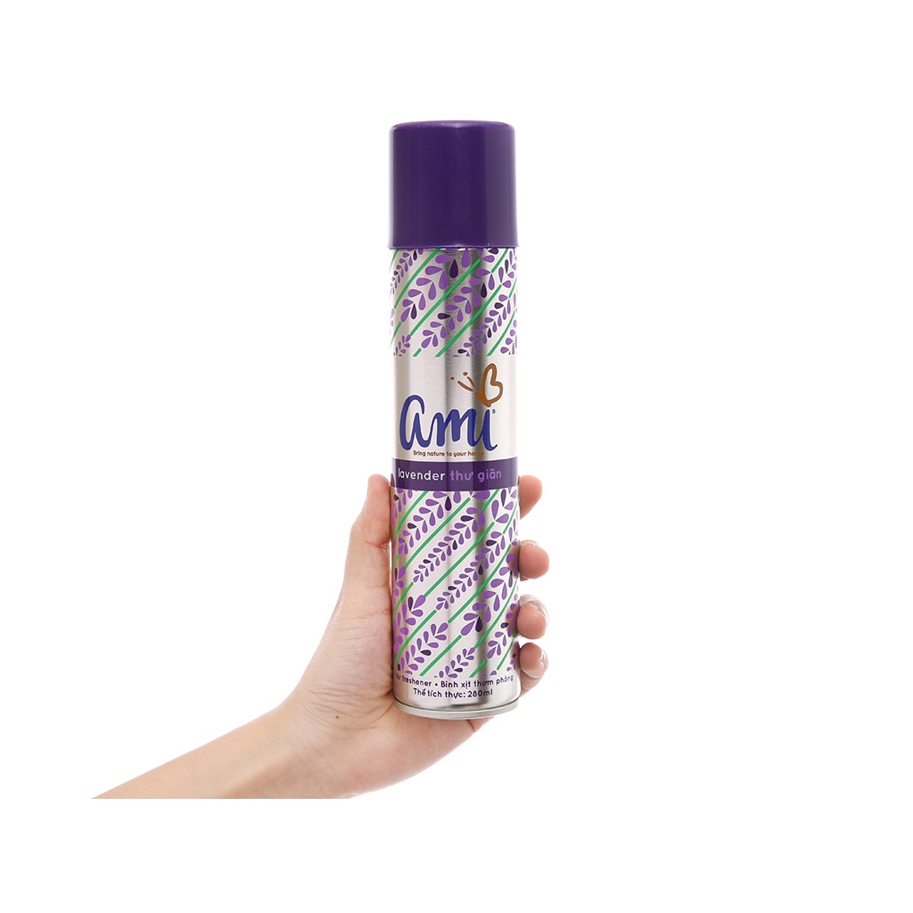 Xịt phòng Ami Chai xịt thơm văn phòng Ami KHÔNG GÂY KÍCH ỨNG DA