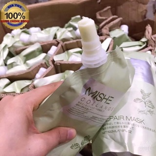 Kem Hấp Ủ Tóc Bạc Hà MISHE COLLAGEN NHẬP KHẨU NHẬT BẢN