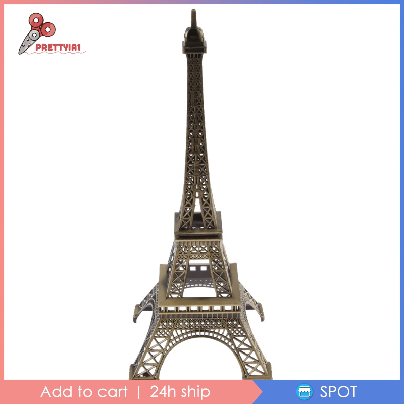 Mô Hình Tháp Eiffel Bằng Đồng 12 '' - 19 '' Trang Trí Bàn Tiệc