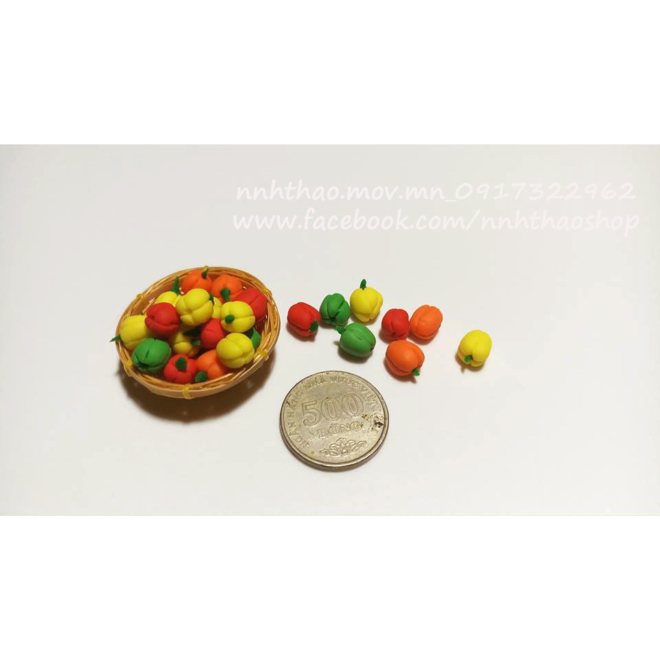 Minifood trang trí mô hình_Ớt ngọt