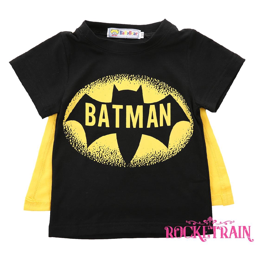 Áo thun tay ngắn in họa tiết Siêu Nhân dành cho bé trai