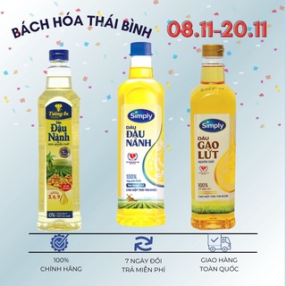 Dầu ăn Đậu Nành Simply Chai 1 Lít