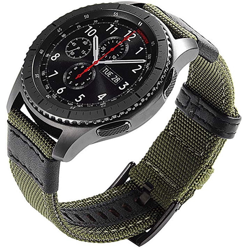 Dây Đeo Bằng Nylon Cho Đồng Hồ Thông Minh Samsung Galaxy Watch 46mm Gear S3 Frontier Classic 22mm