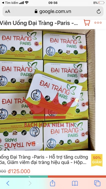 Đại tràng paris cung cấp men giảm triệu chứng đi ngoài