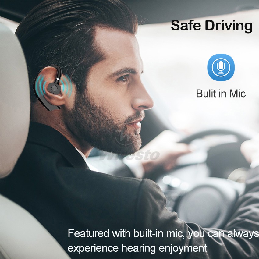 Tai Nghe Nhét Tai Wiresto Bluetooth 5.0 Không Dây Âm Thanh Hifi Stereo Chống Thấm Nước IPX4 Có Micro