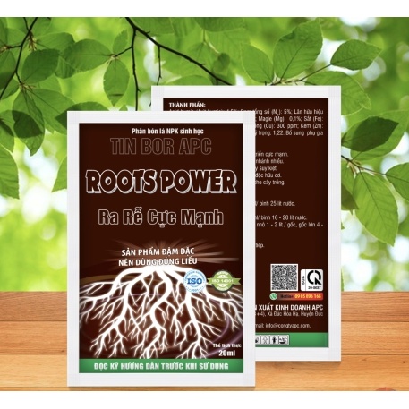 Phân Bón Lá NPK Sinh Học Roost Power  - Phục Hồi Cây, Ra Rễ Cực Mạnh - Dùng Cho Rau Màu, Cây Kiểng, Cây Ăn Trái