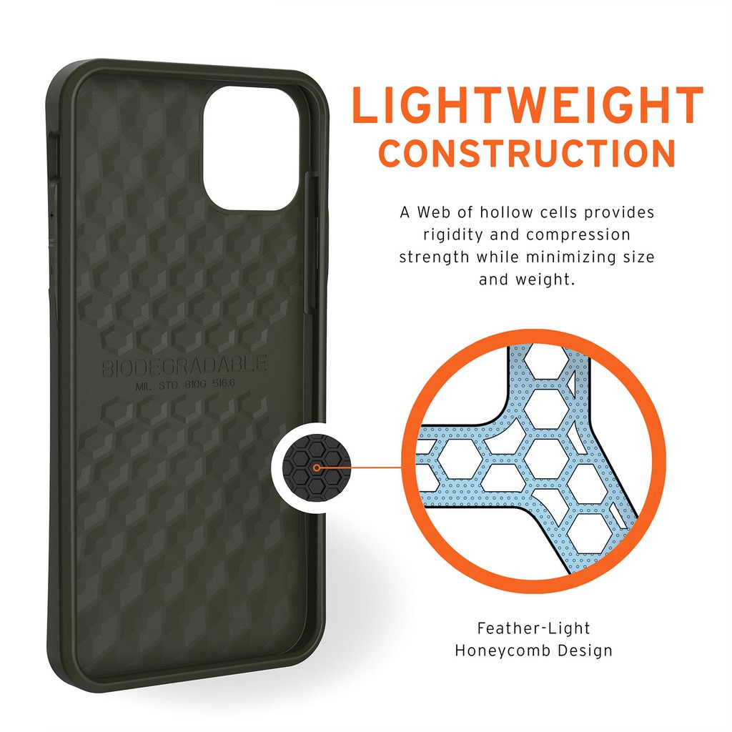 UAG Ốp lưng iphone 11 Pro Max / Ốp lưng iphone 11 Pro / Ốp lưng iphone 11 Cover Outback Eco-Friendly Slim Protective 100% Biodegradable & Compostable Ốp lưng iphone Casing
