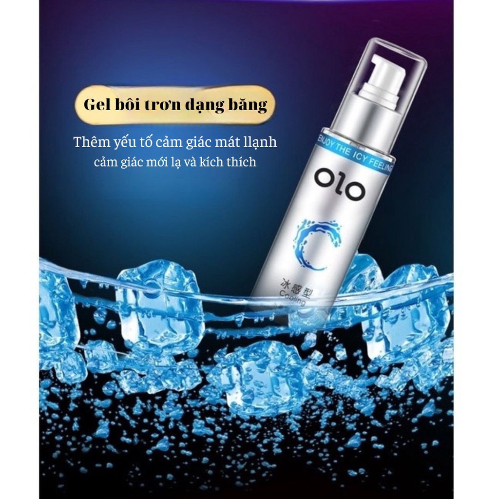 Gel Bôi Trơn OLO Cao Cấp, Gồm 3 Phân Loại Nóng Bỏng, Mát Lạnh, Trơn Tru Gấp 3 Lần , hộp 60ml