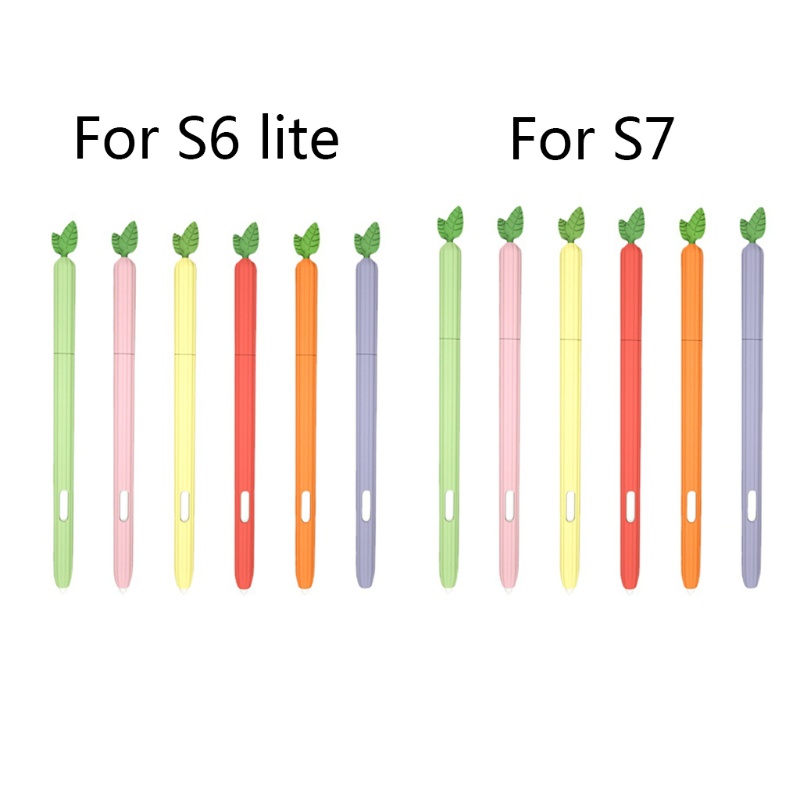 Bao Đựng Máy Tính Bảng Bằng Silicon Mềm Chống Trầy Hình Củ Cà Rốt Cho samsung galaxy tab pen s9 ultra s6 lite s8 plus s7 + s7 fe Ốp