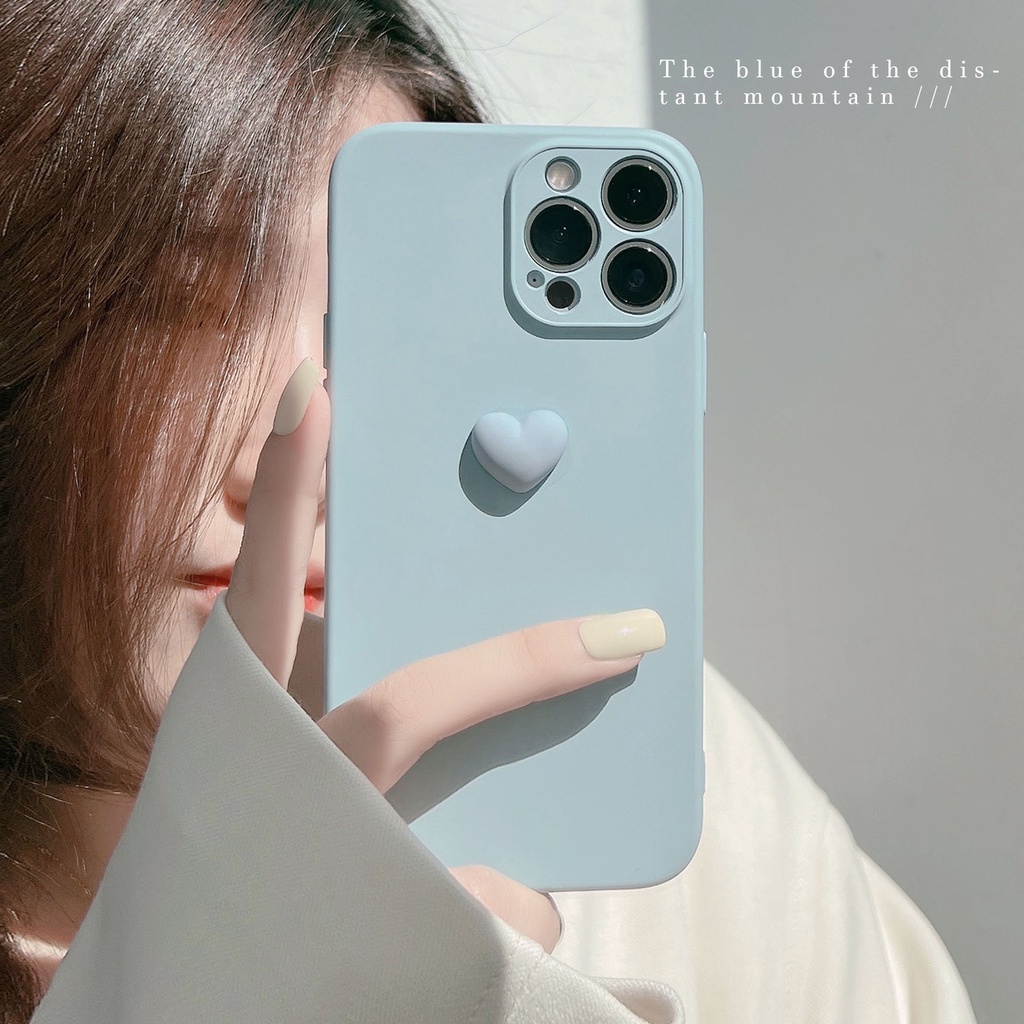 No.2 𝐂𝐨́ 𝐬𝐚̆̃𝐧 𝐜𝐡𝐨 𝐢𝐏𝐡𝐨𝐧𝐞 𝟏𝟑 Ốp tim nổi màu basic dễ dùng, cạnh vuông