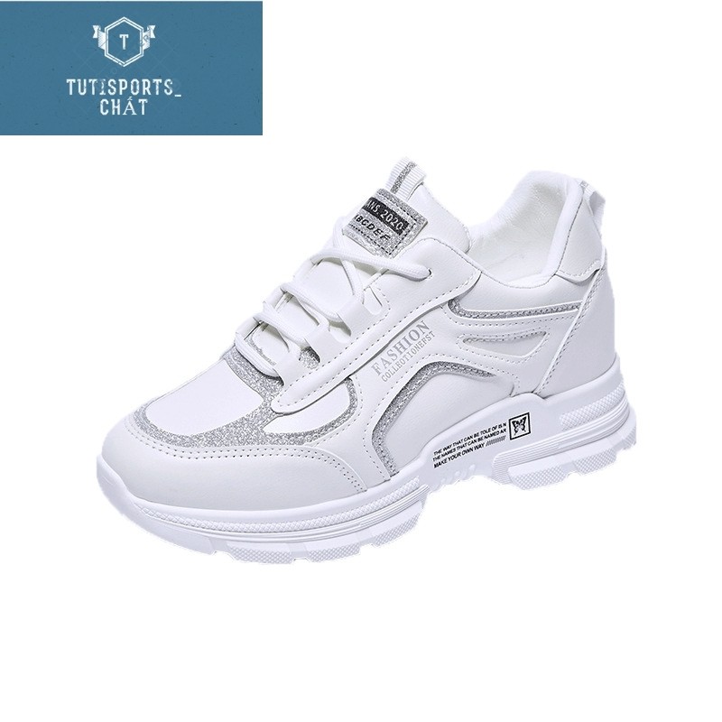 Giầy Thể Thao Nữ  FASHION Giầy Sneakers Độn Đế 5cm Mẫu Mới 2021 Phong Cách Thể Thao GTT06