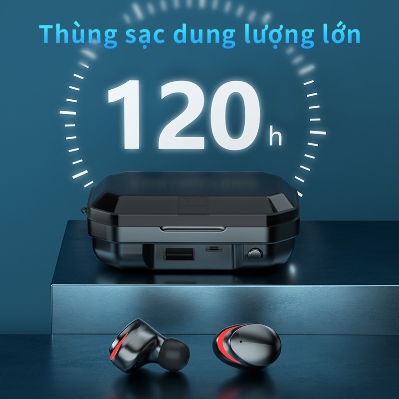 Tai nghe TWS Bluetooth A17 5.1 màn hình LED dung lượng lớn hoạt động cảm ứng