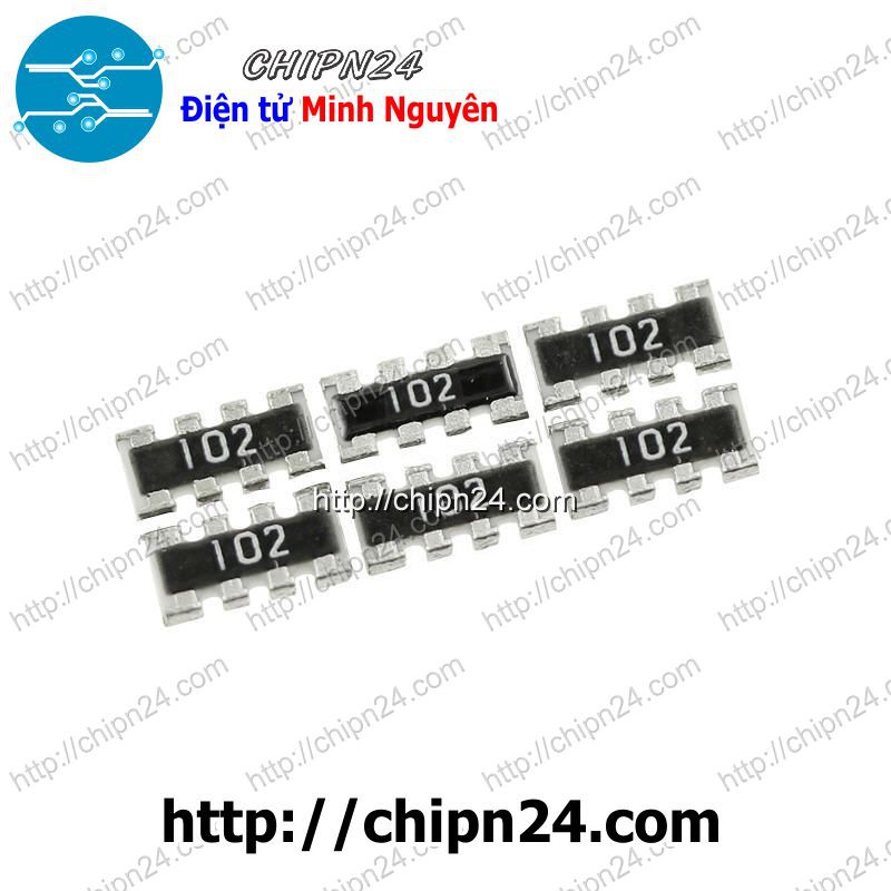 [10 CON] (KG1) Trở Băng 0603x4 1K (0603 8P4R)