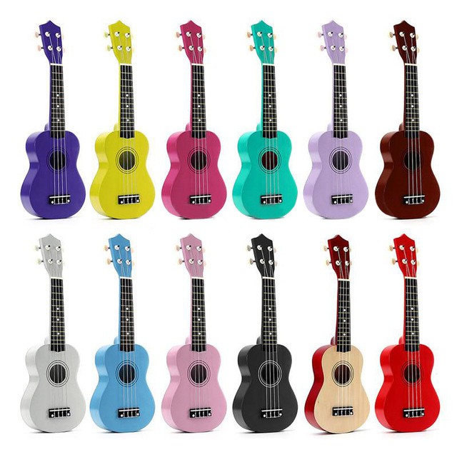 Đàn Ukulele soprano màu trơn PL 33A15-Ti - HÀNG CÓ SẴN