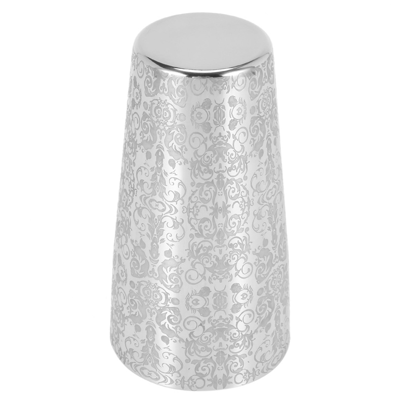 Máy lắc Cocktail Máy lắc Boston bằng thép không gỉ Barra De Ferramentas Thiết kế khắc sáng tạo Boston Máy lắc Cocktail Bộ thiếc