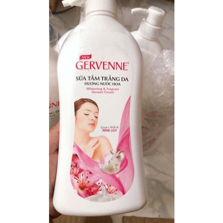 sữa tắm trắng da hương nước hoa Gervenne