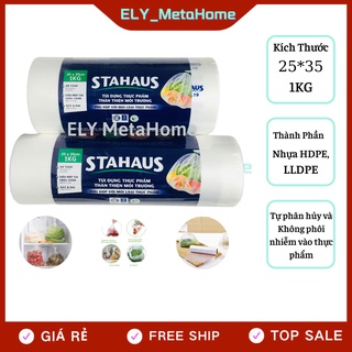 Túi đựng thực phẩm sinh học tự hủy green eco 1KG STAHASE