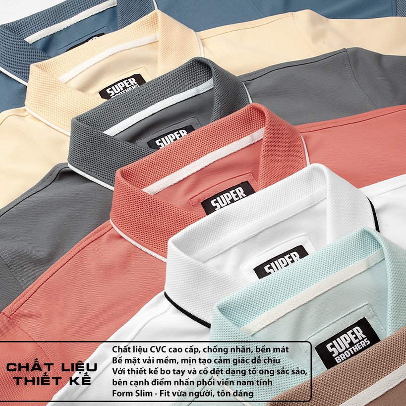 Áo Thun Có Cổ Polo Nam Hàng Hiệu SUPER BROS Xịn, Đẹp Với Nhiều Màu Nam Tính. Cam Kết Hàng Chính Hãng. | BigBuy360 - bigbuy360.vn