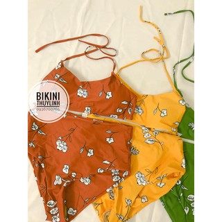 Set bikini hoa 2 dây