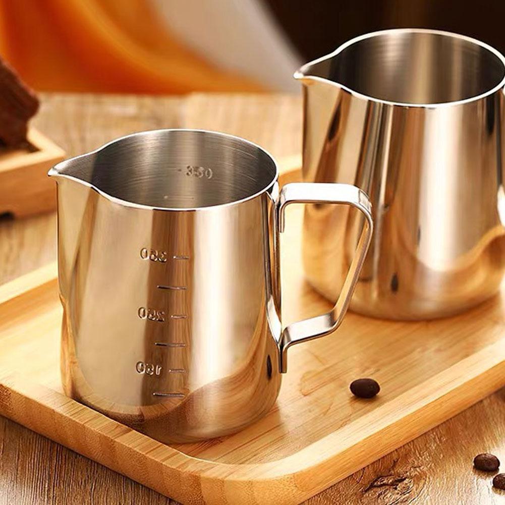 Bình pha cà phê sủi bọt bằng thép không gỉ Kéo Tách hoa Tách Espresso Tách Latte Nghệ thuật Sữa đánh bọt Bình đựng bọt