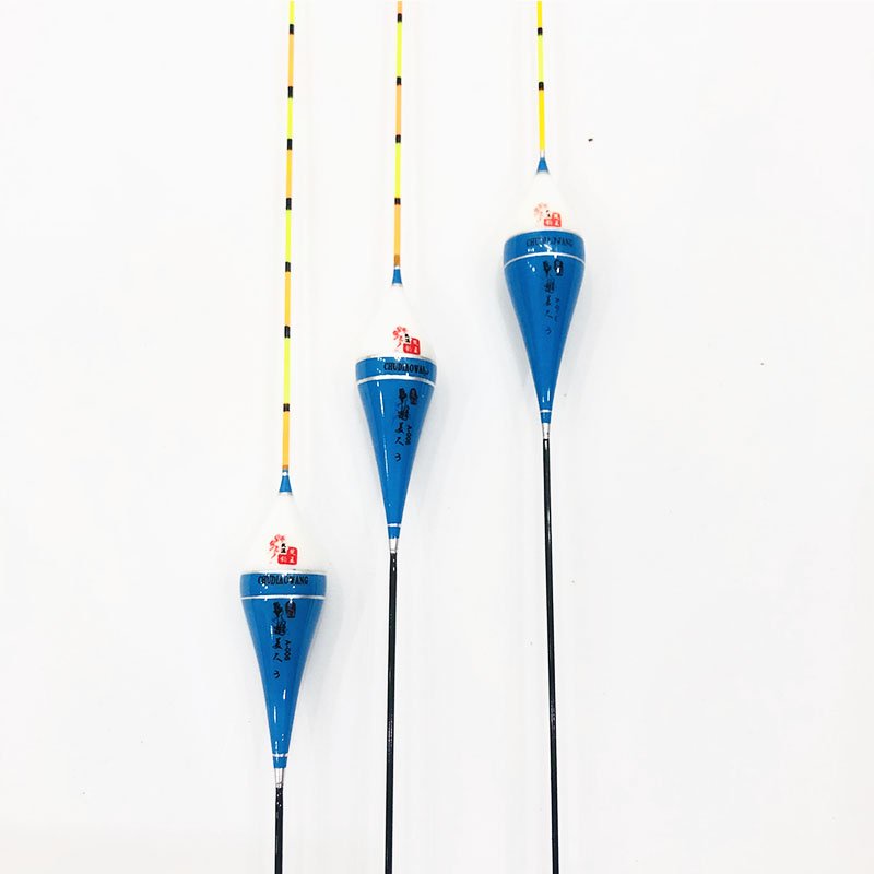 Phao câu cá nano, câu đơn câu đài màu xanh câu cá nhạy, có đủ thông số mã A-006