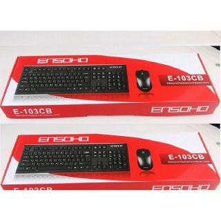 Bộ bàn phím và chuột có dây ensoho E-103CB