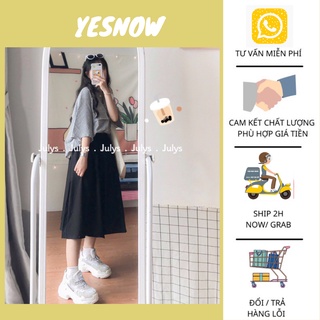 Chân váy đũi xoè ulzzang, chân váy đũi phong cách Hàn Quốc siêu xinh 3 màu trắng -đen -be