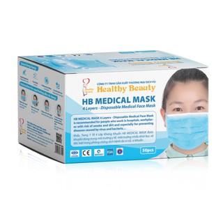 Khẩu trang y tế 4 lớp kháng khuẩn