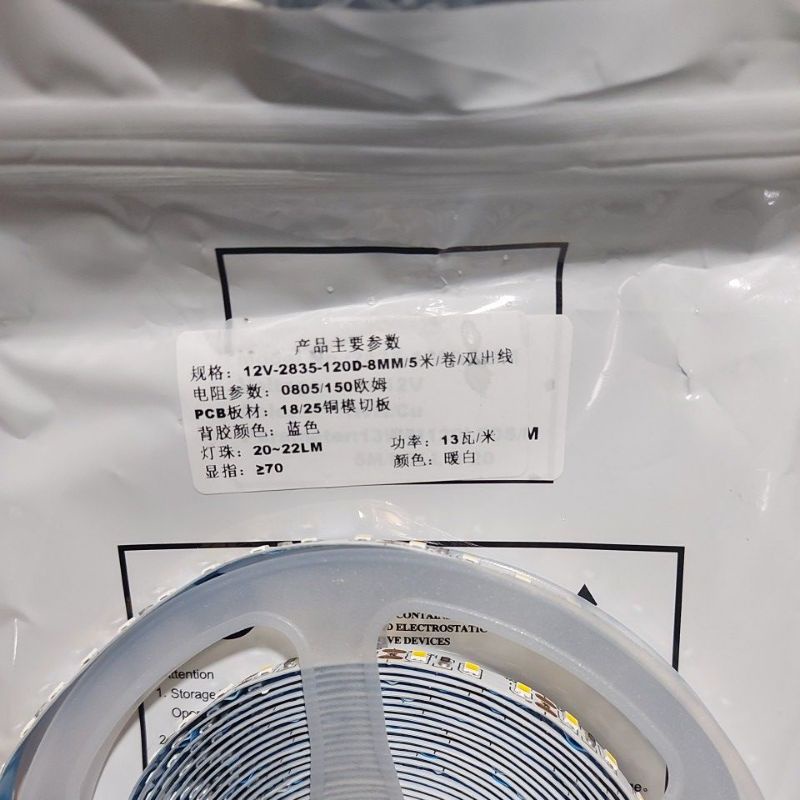 Led cuộn 5m 12v bản 8ly120b/m