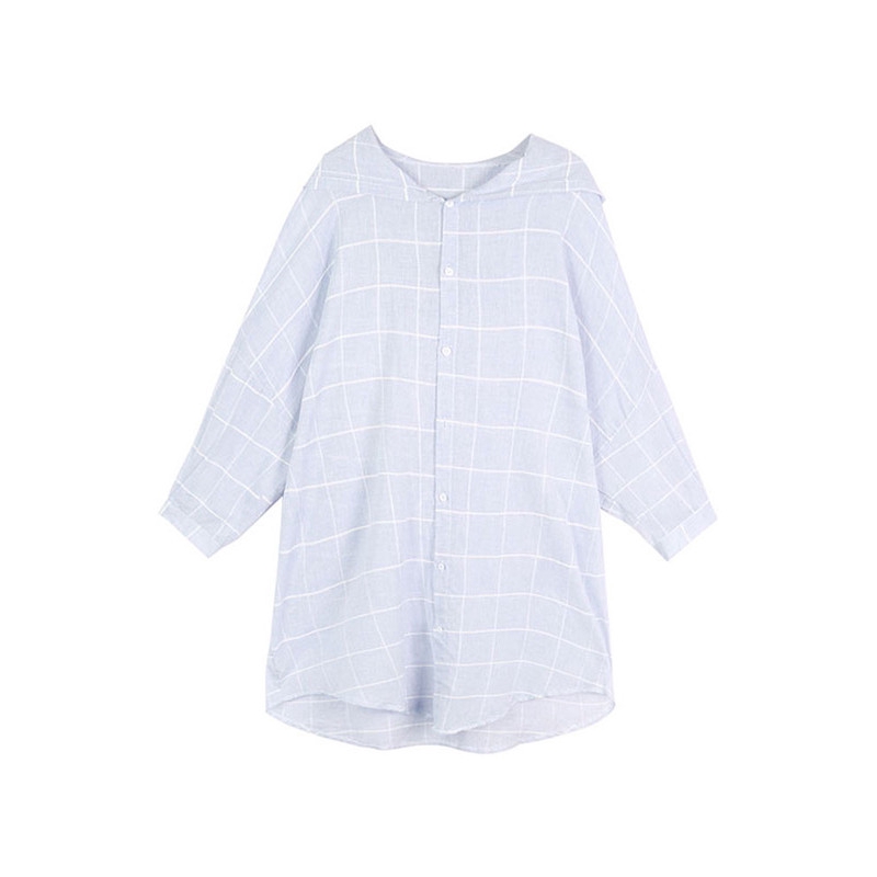 Áo khoác Cardigan chống nắng vải lanh Cotton dáng rộng thời trang mùa hè cho nữ 66081 | BigBuy360 - bigbuy360.vn