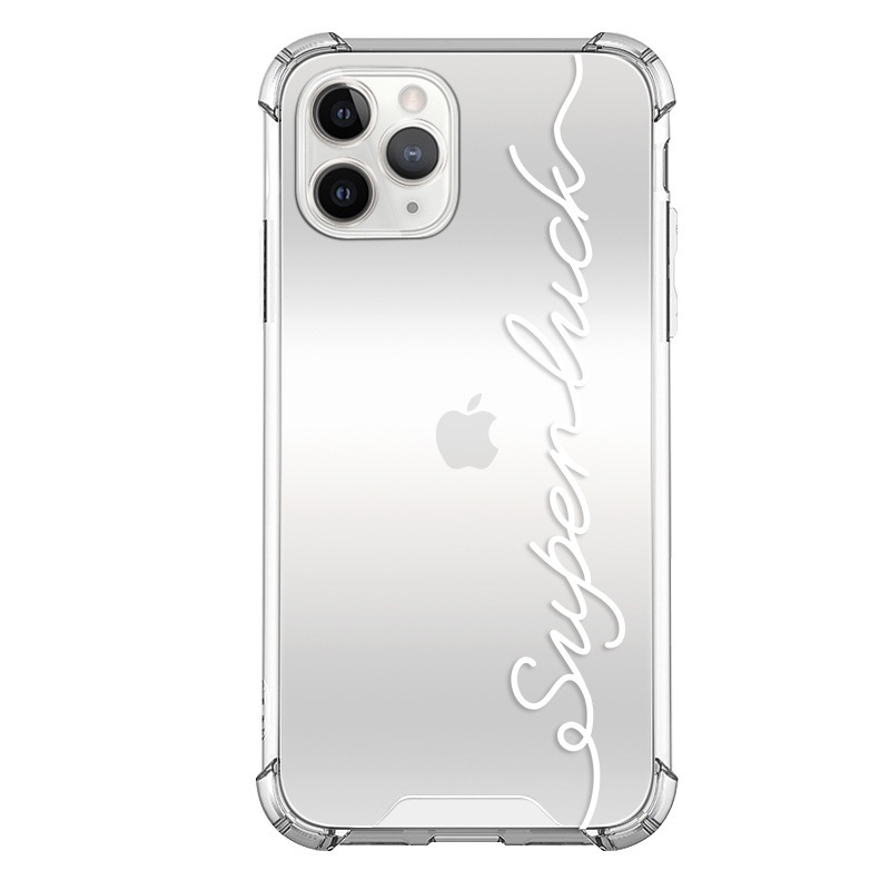 Ốp lưng iphone ốp Điện Thoại Tráng Gương In Chữ Tiếng Anh Đơn Giản Cho iPhone 14 13 12 11 PROMAX XS XR XSMAX SE2020 6