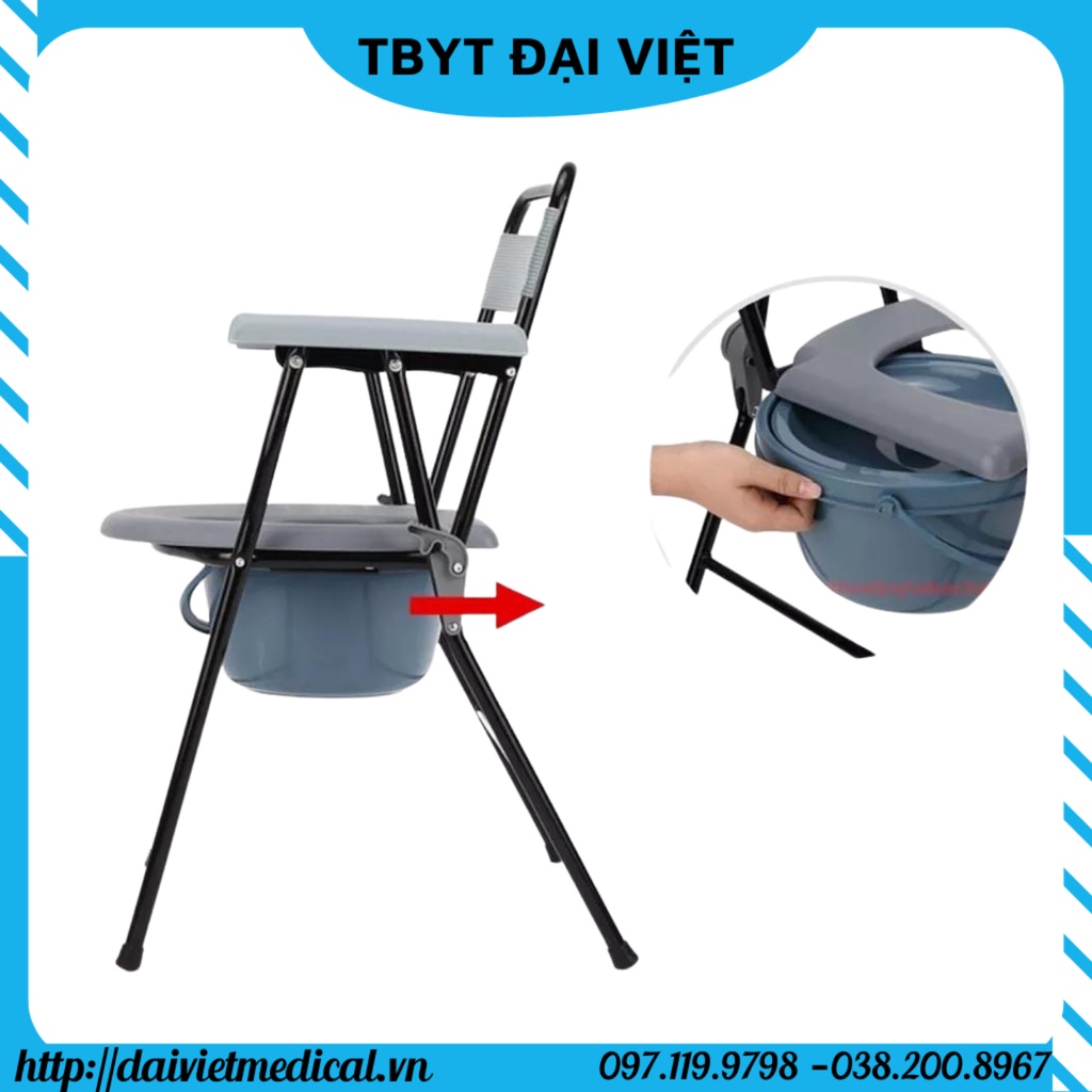 GHẾ BÔ VỆ SINH CHO NGƯỜI GIÀ FS-899