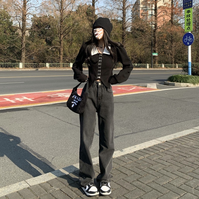 Áo Sơ Mi polo Phong Cách retro Cá Tính Cho Nữ