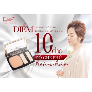 Phấn phủ dưỡng ẩm,kiềm dầu siêu mịn Edally EX