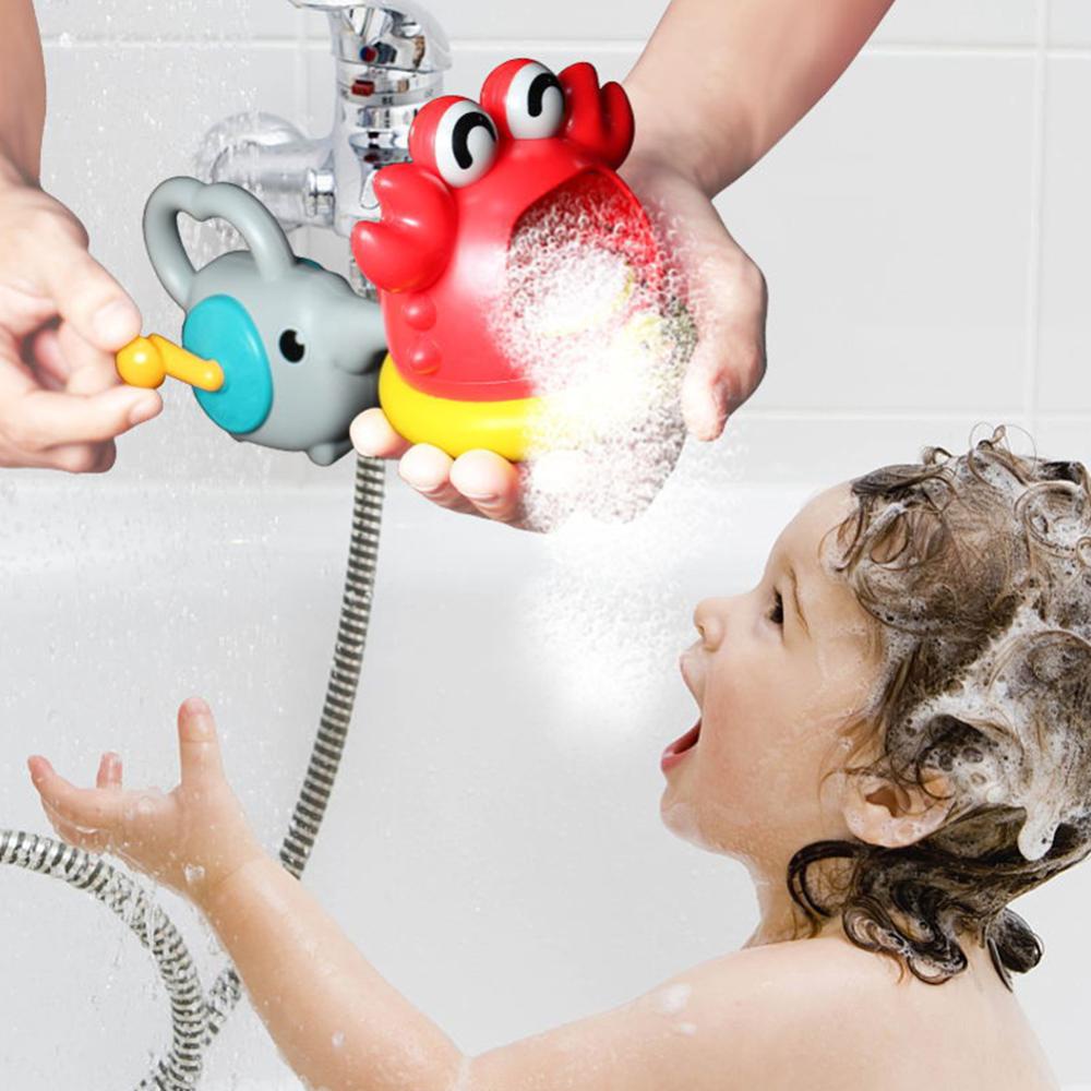 Đồ Chơi Nhà Tắm Tạo Bọt Hình Cá Mập/Cua/Cua Hoạt Hình Dễ Thương Cho Bé I1V9