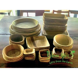 Combo hoành tráng/ tiệc 25-30 người/chén đĩa mo cau dùng 1 lần cao cấp, tiện lợi, thân thiện môi trường/ mo cau xứ Tiên