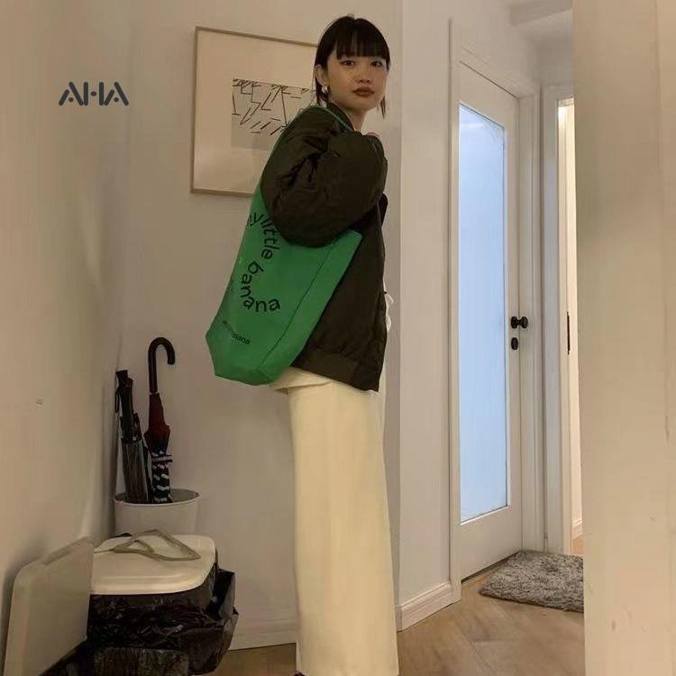 Túi Xách Canvas Đeo Vai Thời Trang Cho Nữ