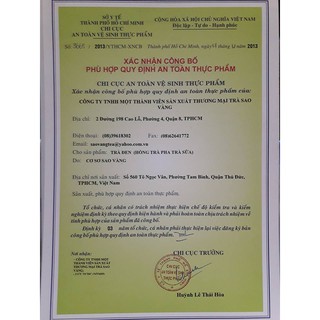 Trà sao vàng 350g ( nấu trà đá) mùi Lài