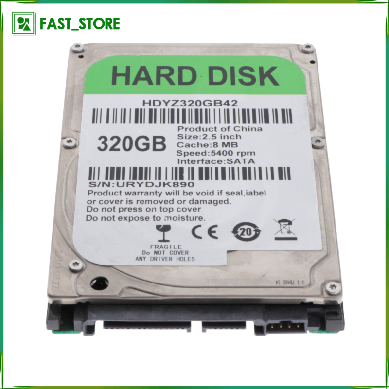 Ổ Cứng Trong 2.5 "Sata 2 Laptop 320gb 8m Cache 5400rpm Hdd | BigBuy360 - bigbuy360.vn