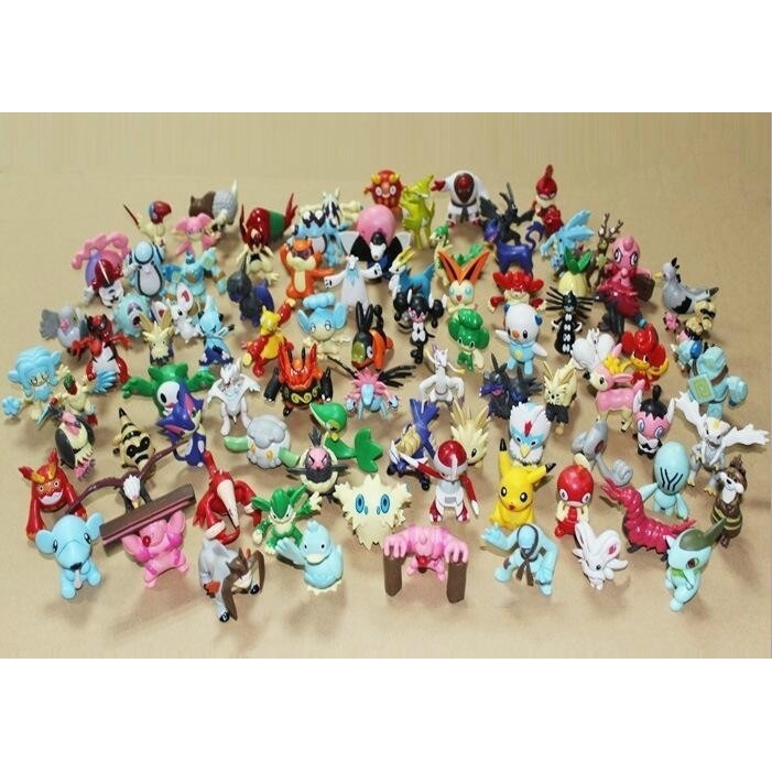 1 Quả Cầu Pokemon 7cm + 1 Mô Hình Đồ Chơi